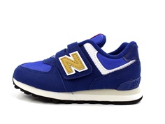 New Balance night sky/gold fusion sneaker